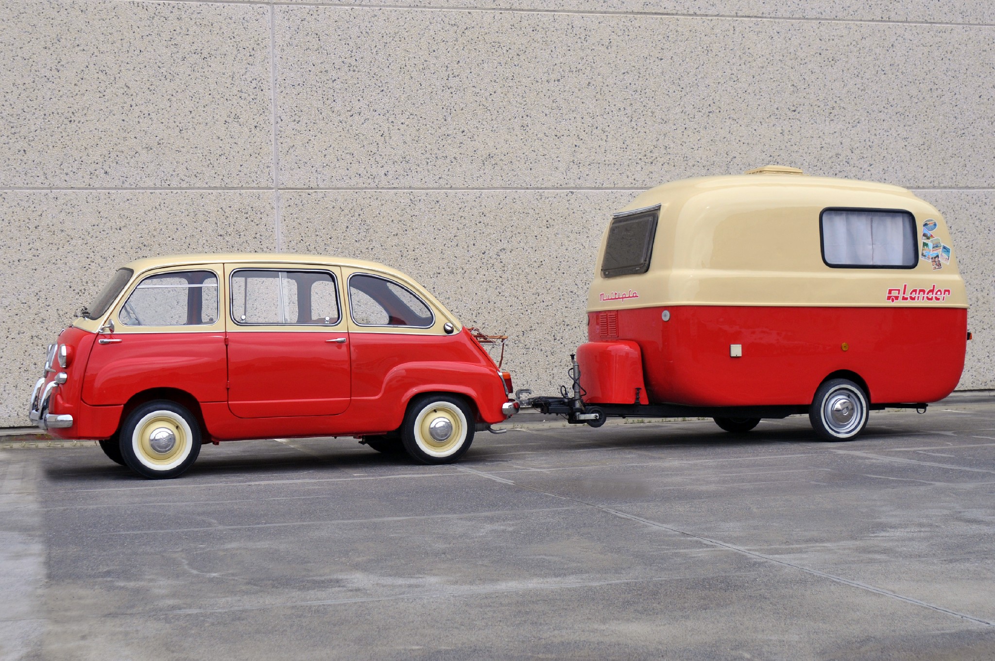  FIAT 600 MULTIPLA + ROULOTTE